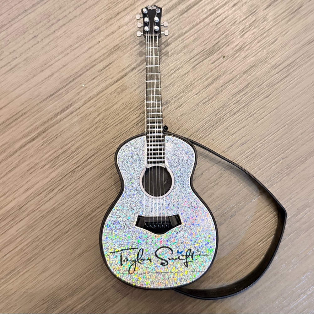 Taylor Swift Guitar Musical Ornament LONG LIVE